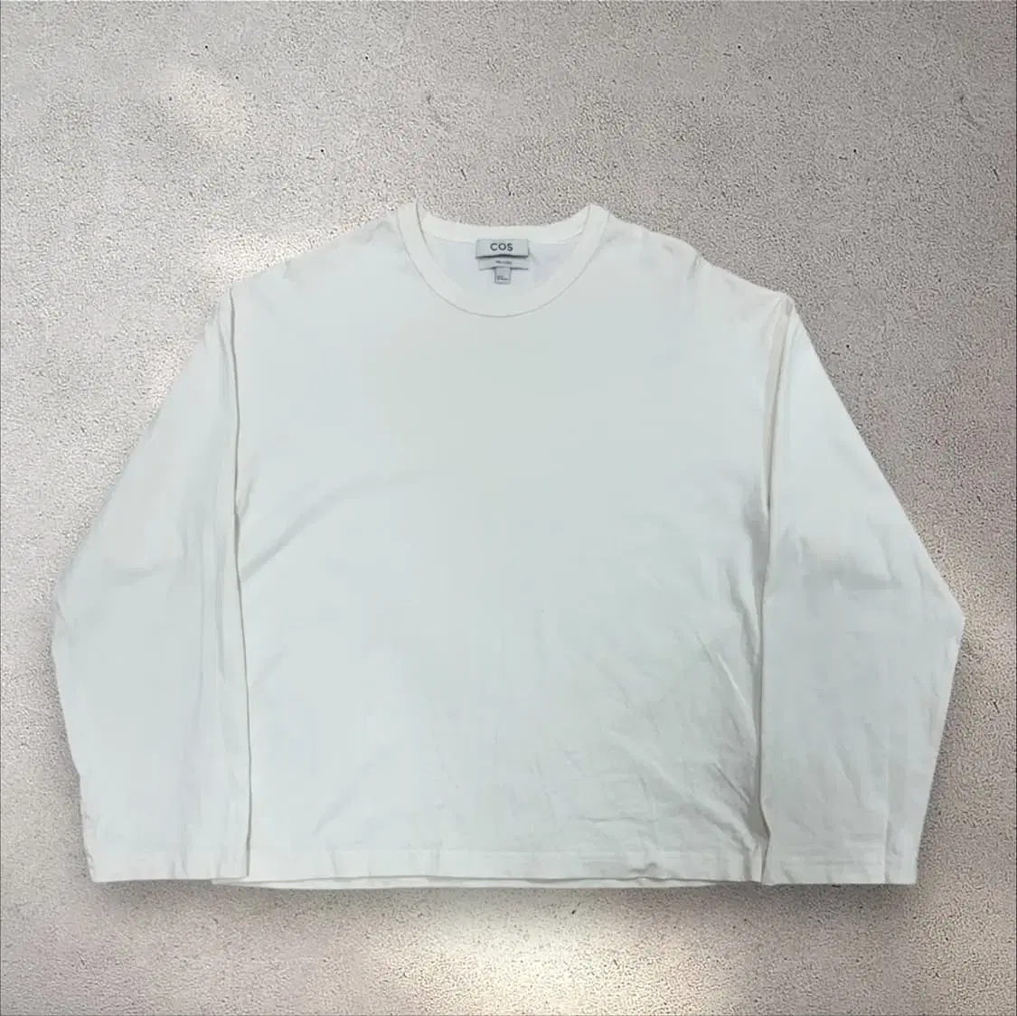 White relaxed fit long sleeve from Cos