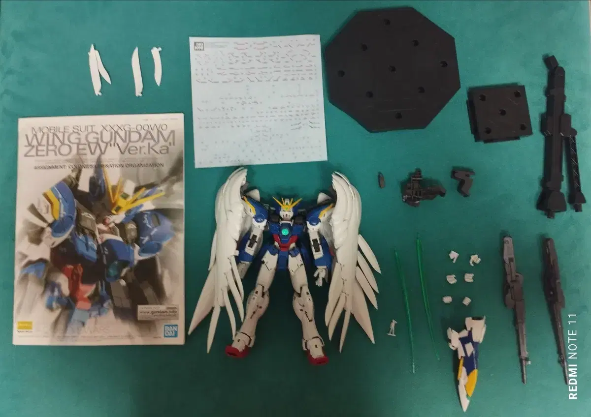 MG Wing Gundam Zero EW Bukkake Assembled