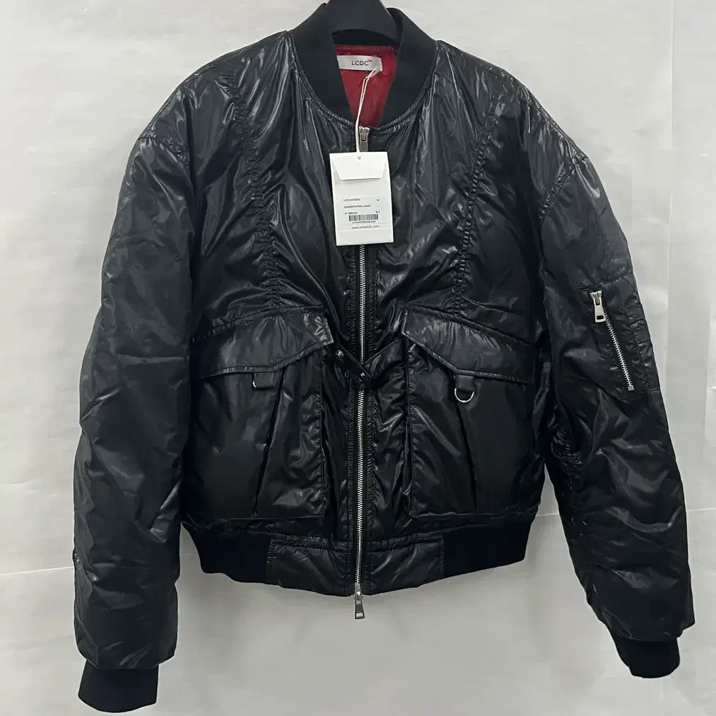 BOMBER PUFFER JACKET BLACK