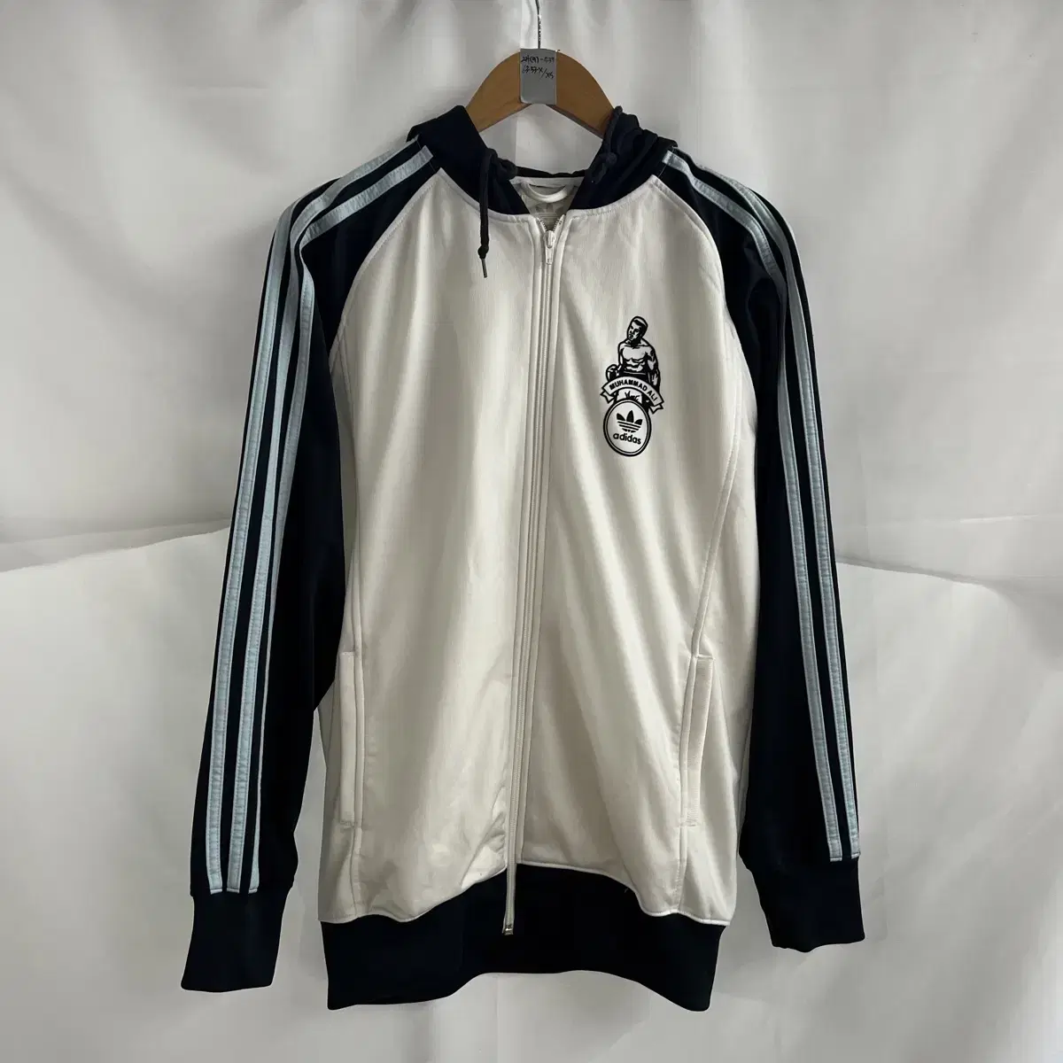 [Genuine/95] Adidas Europa Muhammad Ali White Track Top/Jersey