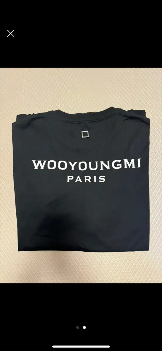 Wooyoung Lee Back logo short sleeve 48 size