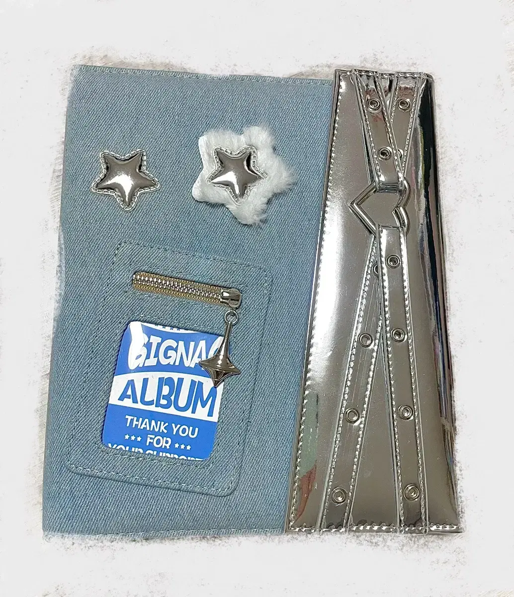 Denim Y2K photocard binder (diary)