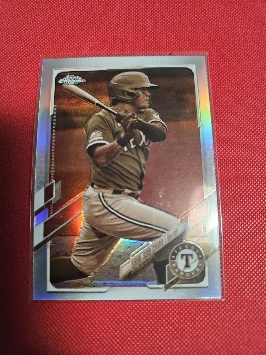 추신수 2021 Topps Chrome Sepia 리플렉터 카드