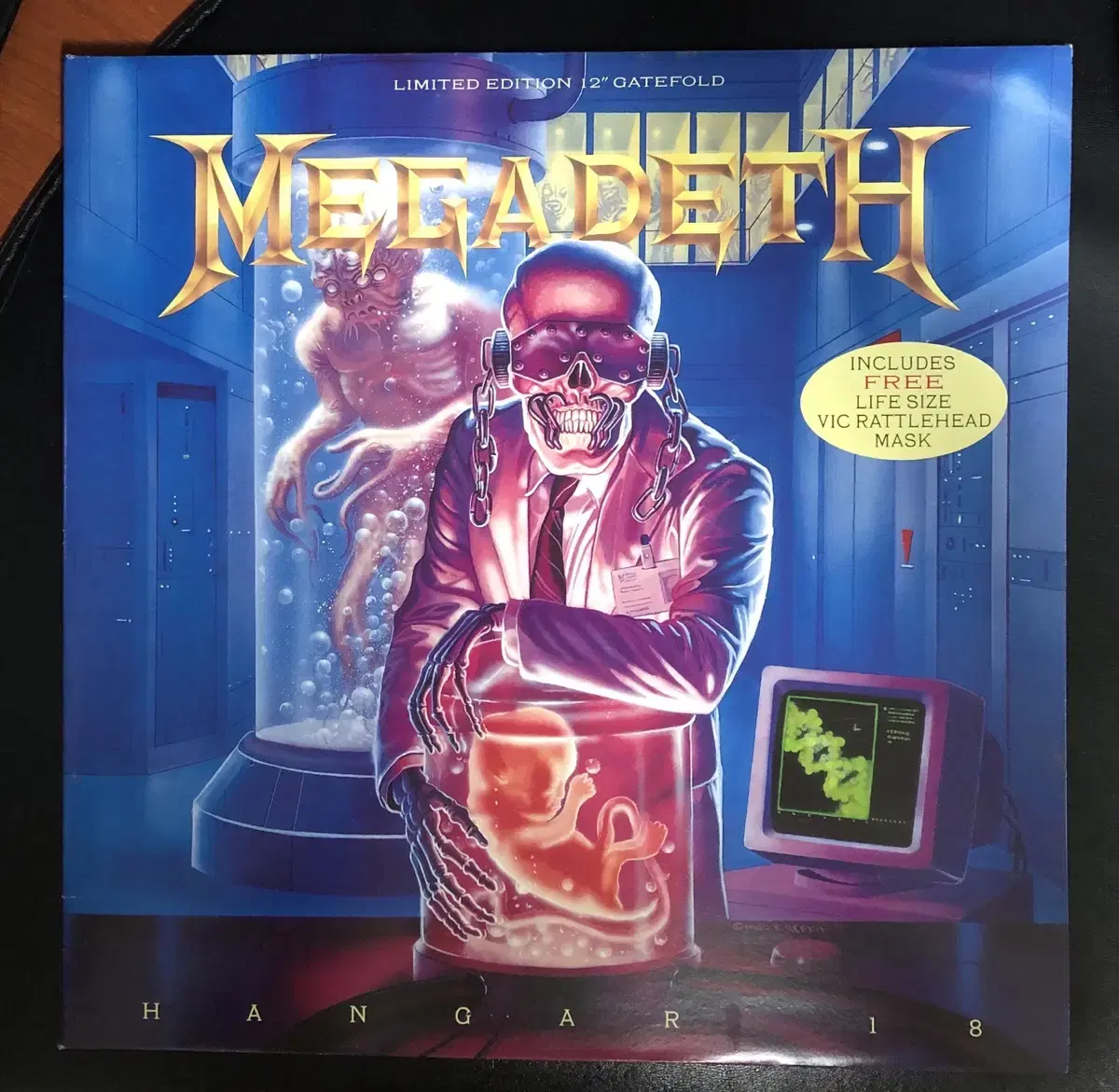 MEGADETH HANGAR 18 12" 싱글 LP 메가데스