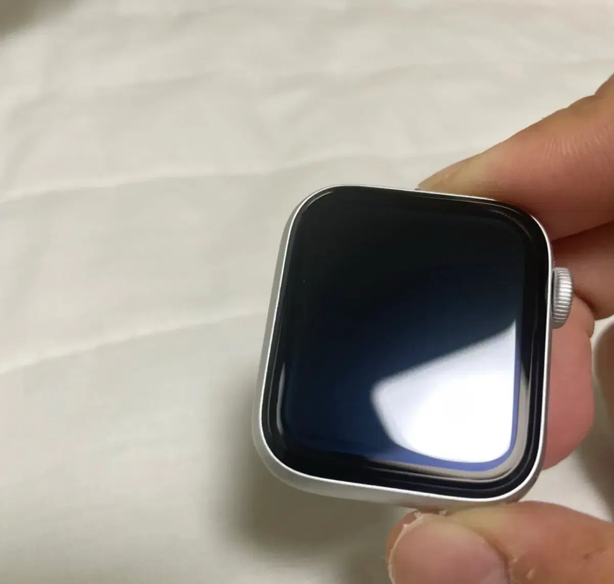 Apple Watch se2 40mm 실버 배터리효율 100