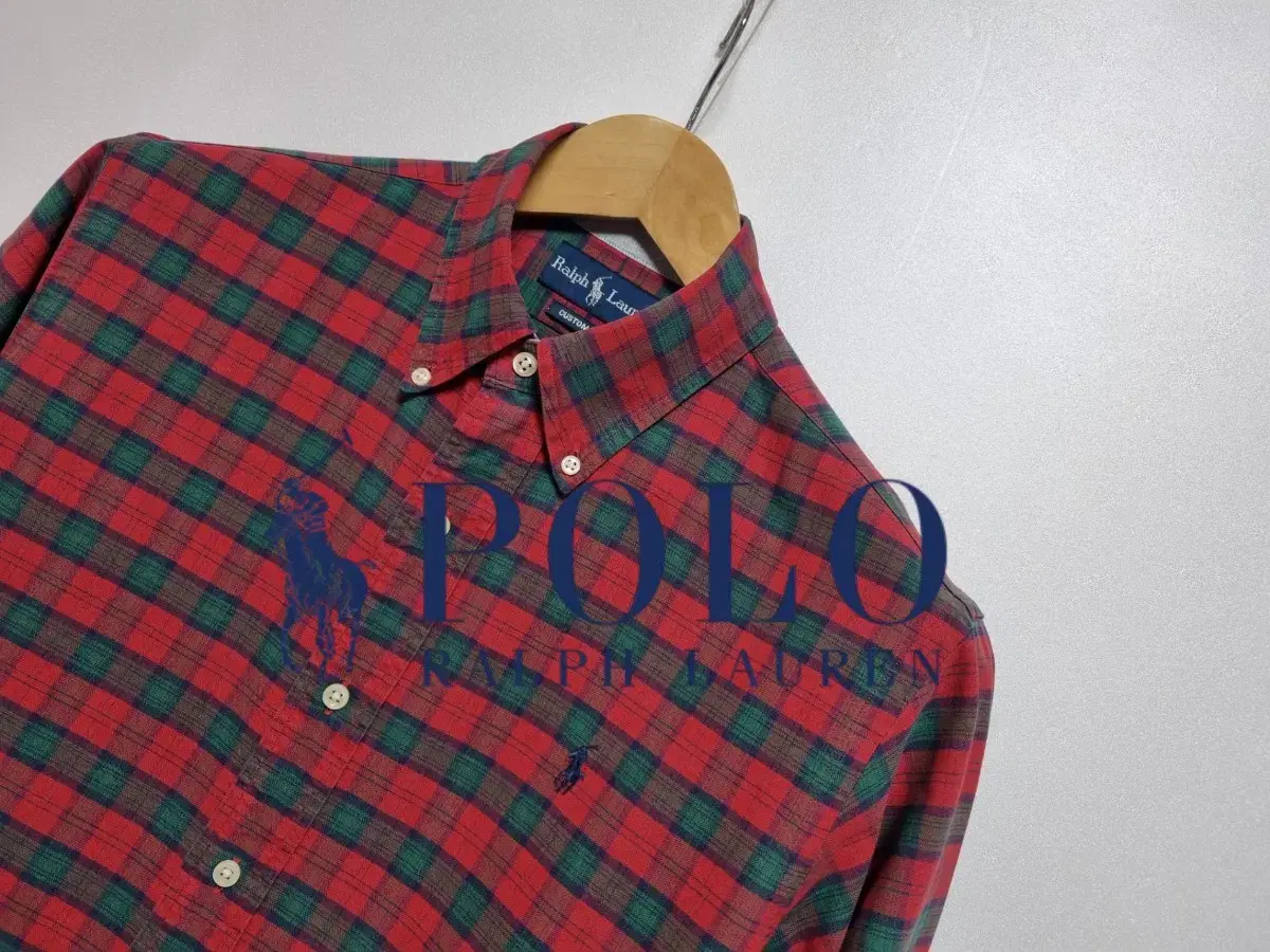 Men's M Rare Vintage Polo Ralph Lauren Polo Tartan Long Sleeve Southern Shirt