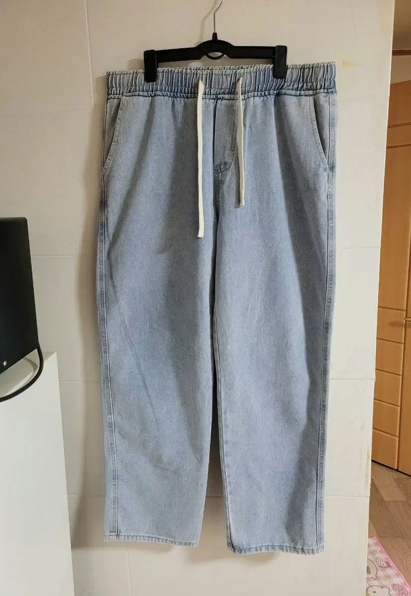 Men's) Banding~Wide Soft Jeans(New34)