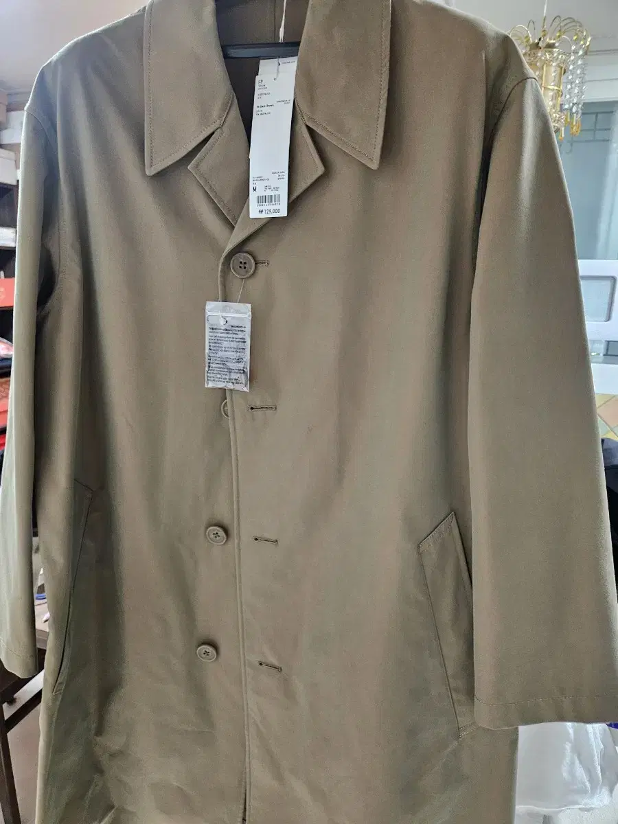 (New Arrivals) UNIQLO U Men's Trench Coat Beige M size