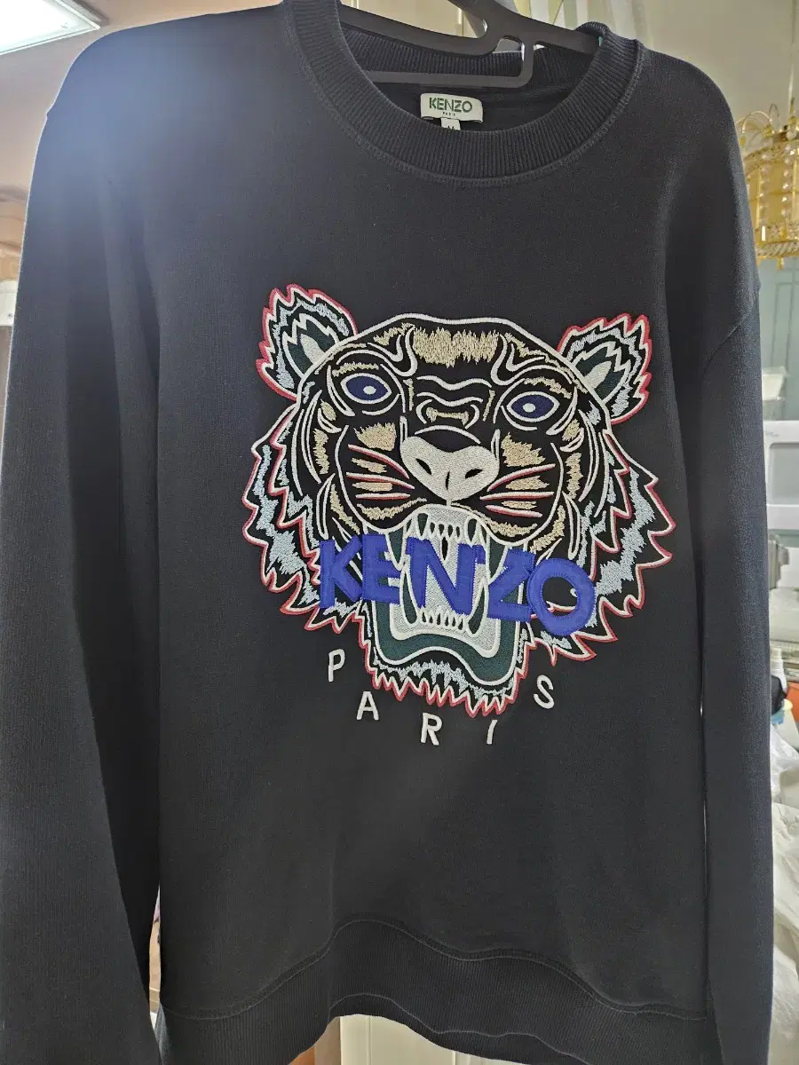 Kenzo Tiger Embroidered Top Size M