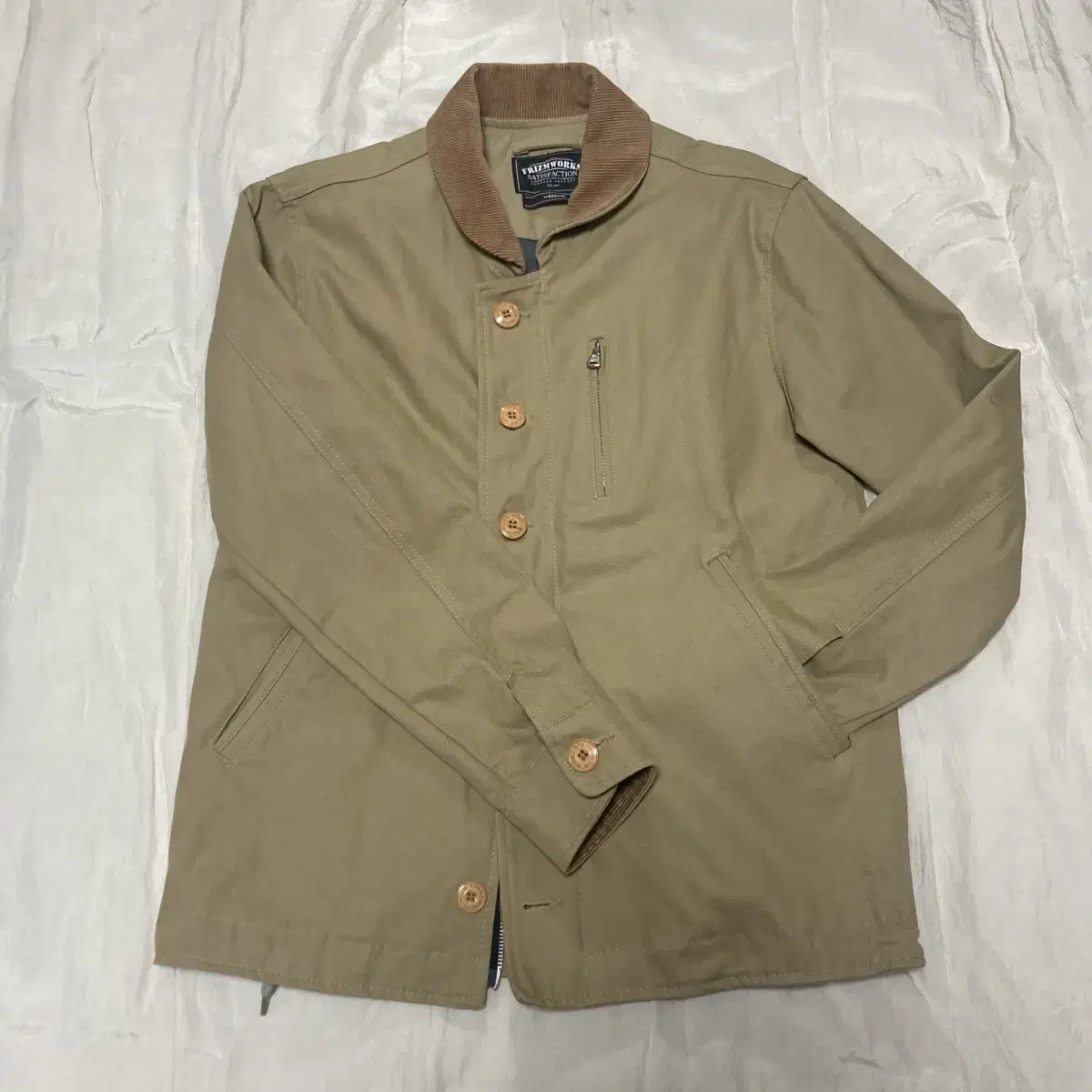 Prismworks Deckjacket Workjacket Beige Brown 100-105