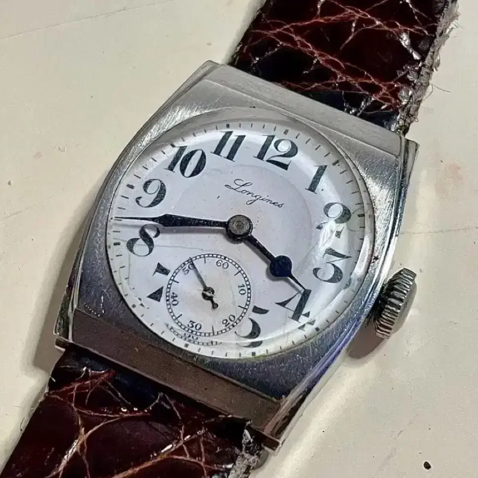 수리완료! 1930년대 빈티지 론진 수동시계 청침 LONGINES