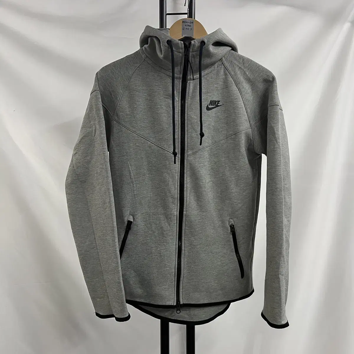 [Authentic/S] Nike Techpack Grey Hoodie Zip Up