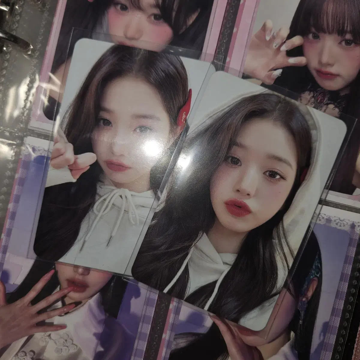 폭덤)) ive jang wonyoung fan con Queens dvd Prom Queen kit photocard Hoodnung