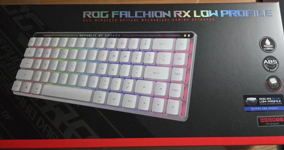 Asus Rog Falchion RX LP 청축 키보드