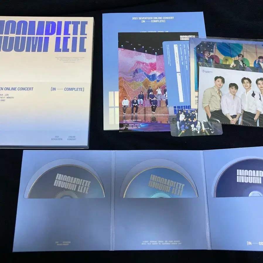 세븐틴 인컴플릿 dvd &blueray 일괄