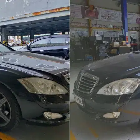 벤츠W221 S350 바디킷AMG 짧은 주행거리 팝니다.