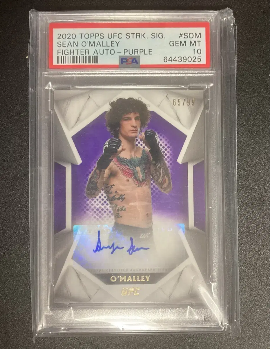 Ufc 션오말리 오토 psa10