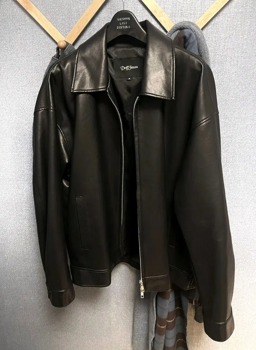 Dopejayson Leather Jacket Leather Jacket Outerwear gaeul Winter Outerwear