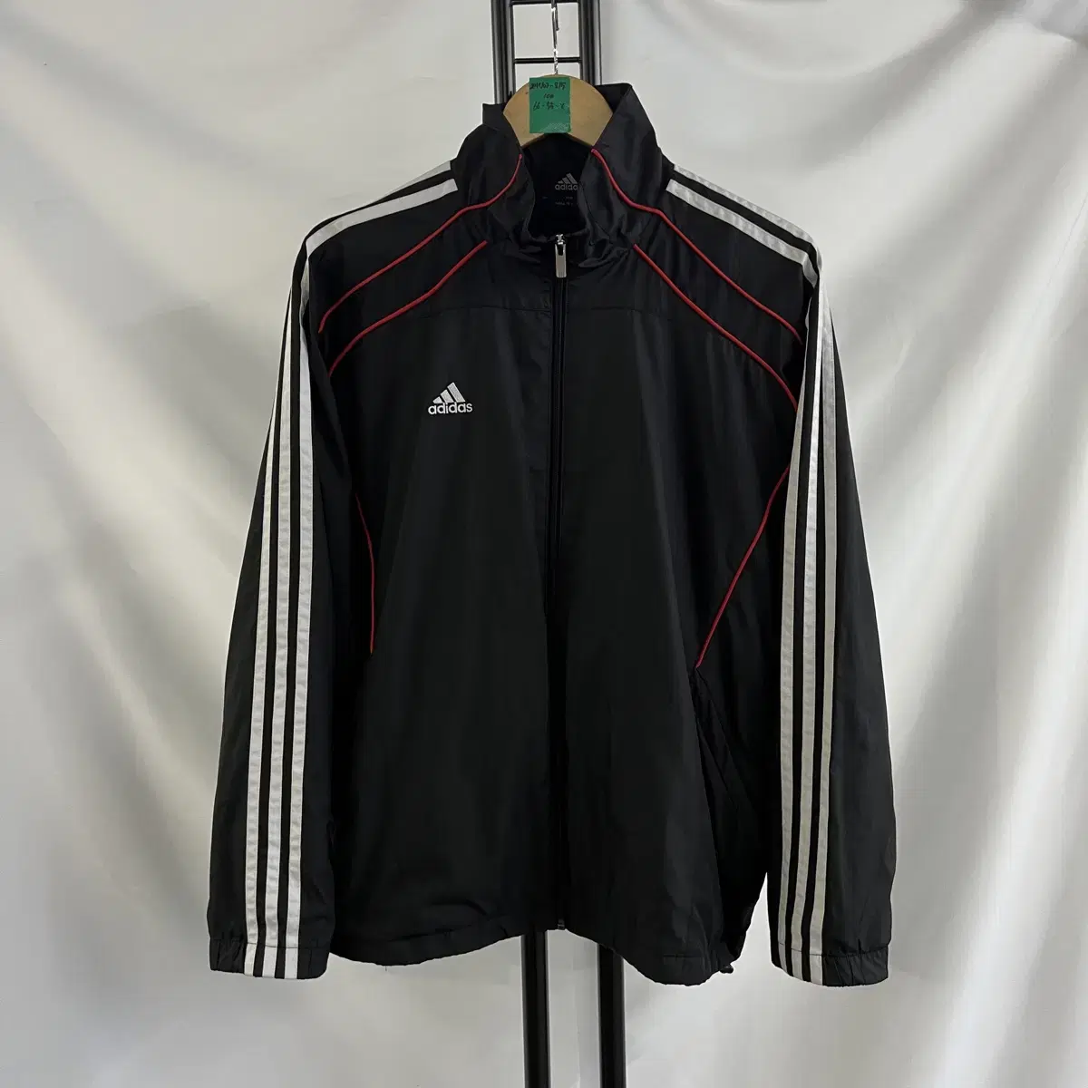 [Authentic/100] Adidas Samsun Old School Black Windbreaker