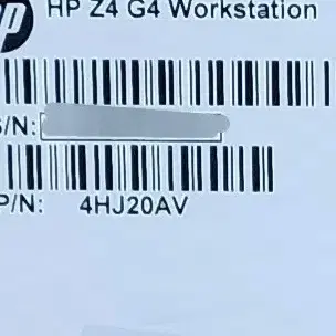 HP Z4 G4 워크스테이션 Workstation 팝니다.