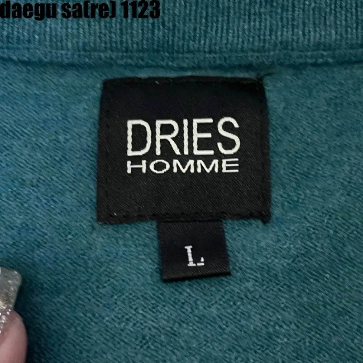 DRIES HOMME. 니트 (100,L) 새상품급 ,남친룩 ㄱㄱ