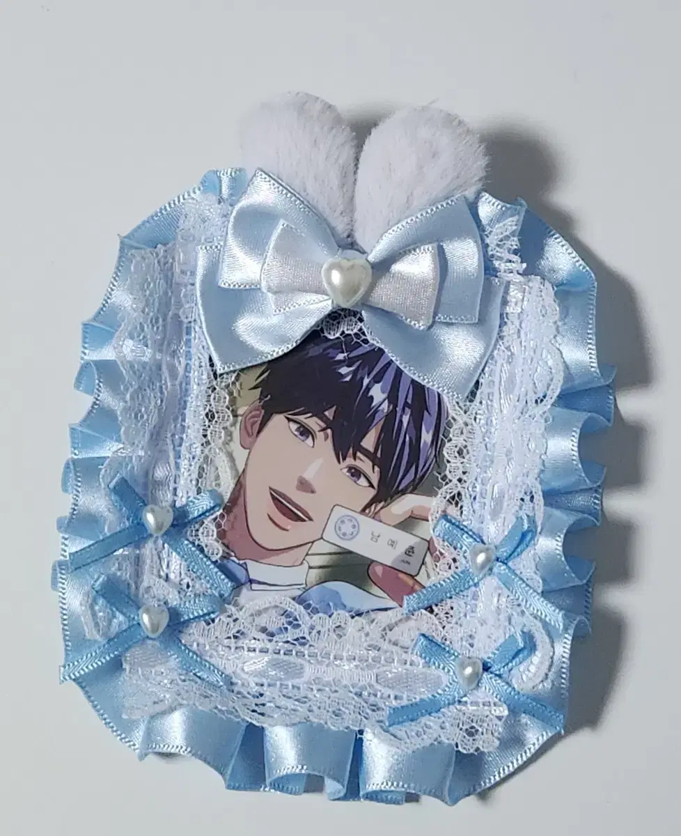 Bloo Bunny Laystopper bunny ears ribbontoploader yejun haneul photocard holder