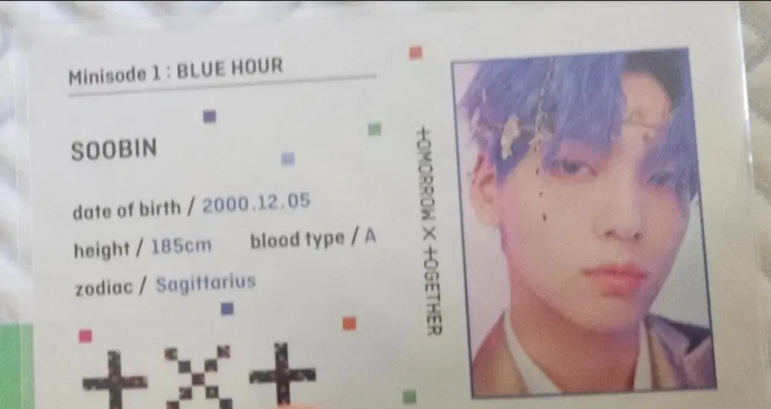 txt soobin bloo hour photocard wts.