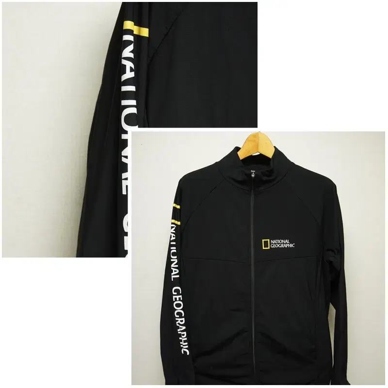 National Geographic Black Jersey Training Jacket Men100