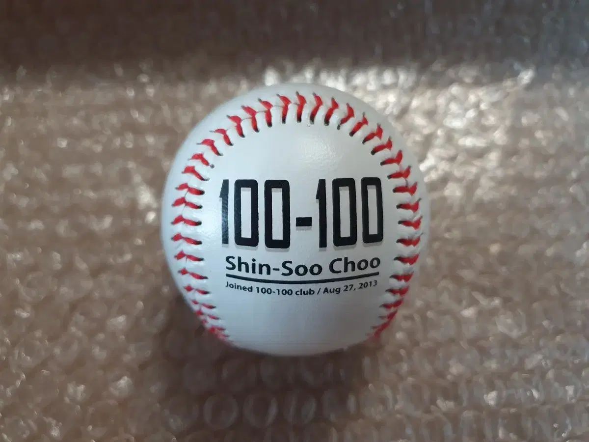 MLB 추신수 100-100 클럽 기념구