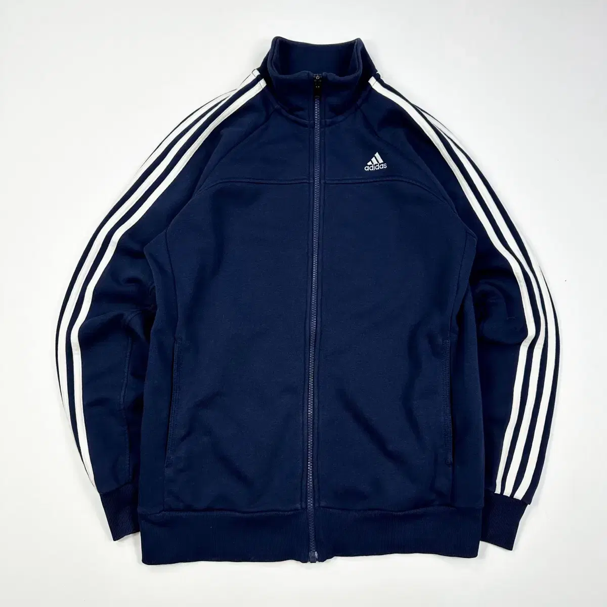 (L) Adidas Minimal Tricot Track Top Jersey Navy