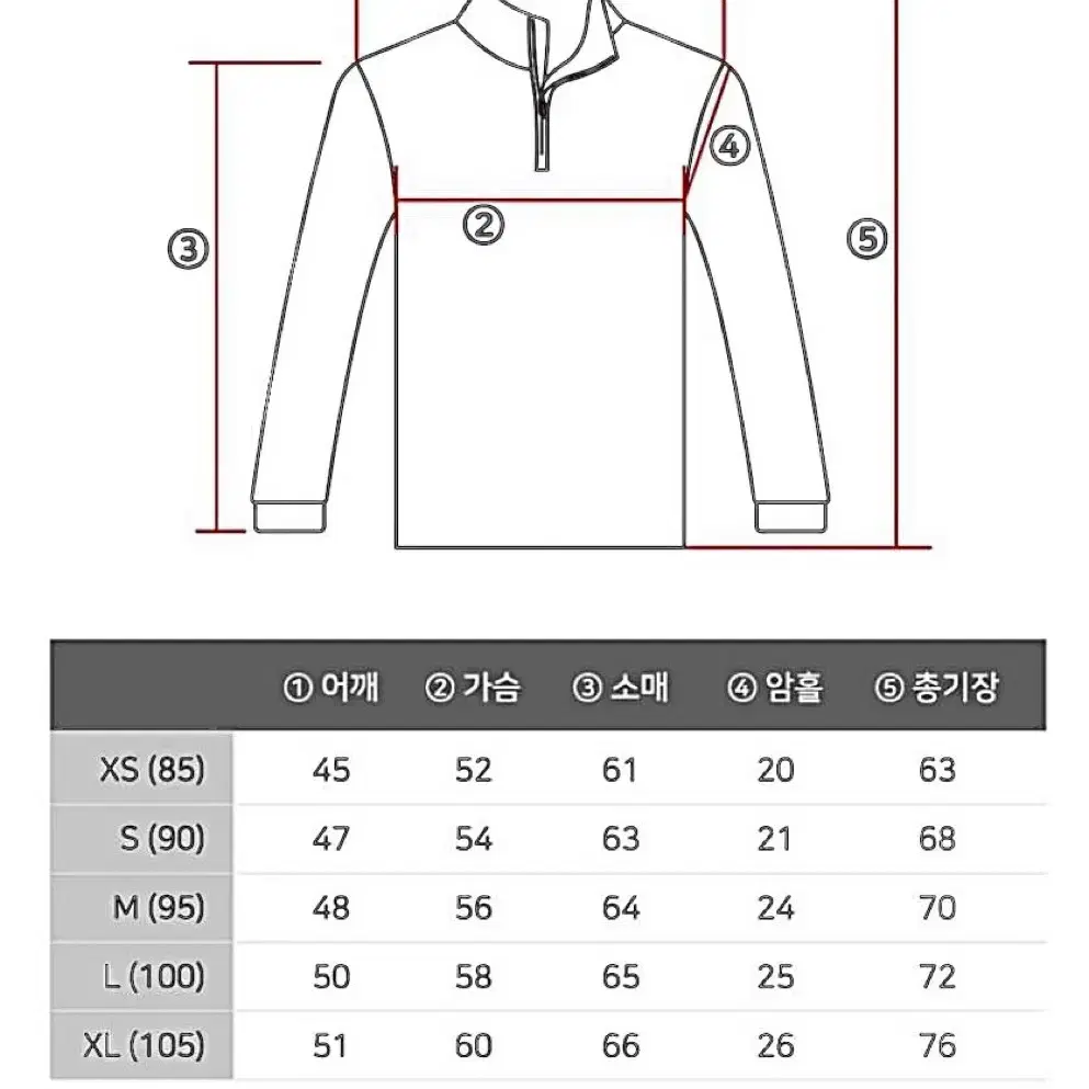 폴로 남녀공용 반집업 민트 qr제품 xs사이즈