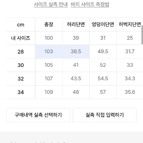 비슬로우 컴피 원턱 셀비지데님