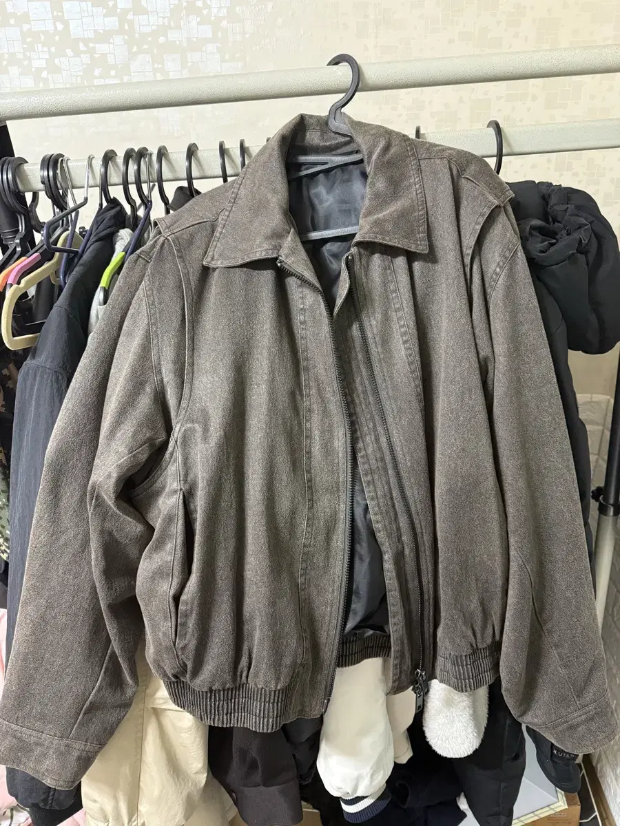 Rafferty Store Two-Way Suede and Leather Jacket