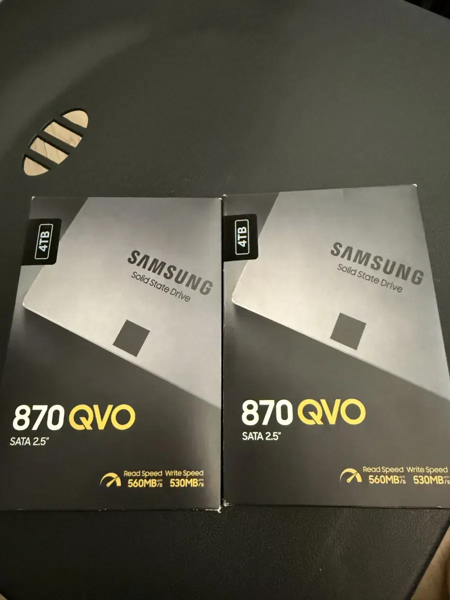 삼성 SSD 870qvo 4TB 2개팝니다