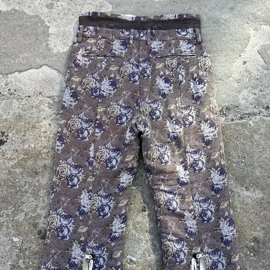 17AW MIDORIKAWA FLOWER PANTS 미도리카와팬츠