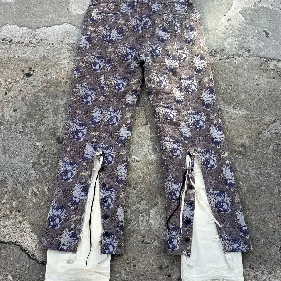 17AW MIDORIKAWA FLOWER PANTS 미도리카와팬츠