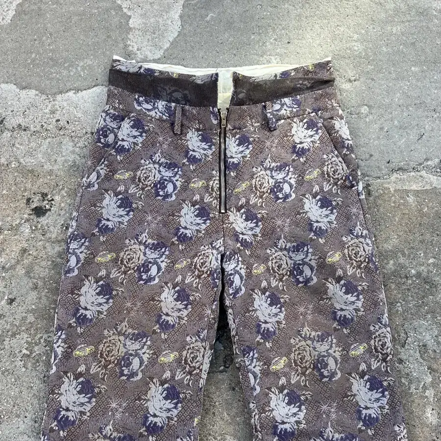 17AW MIDORIKAWA FLOWER PANTS 미도리카와팬츠