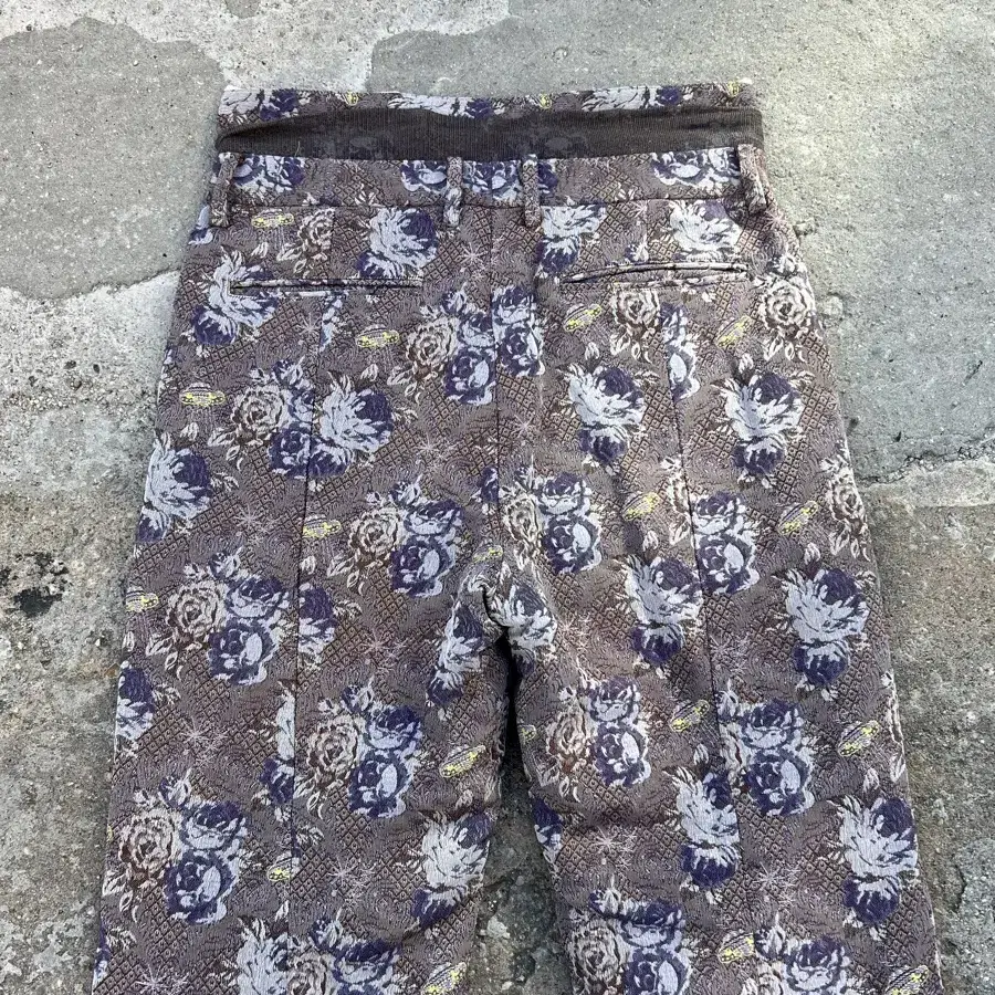 17AW MIDORIKAWA FLOWER PANTS 미도리카와팬츠