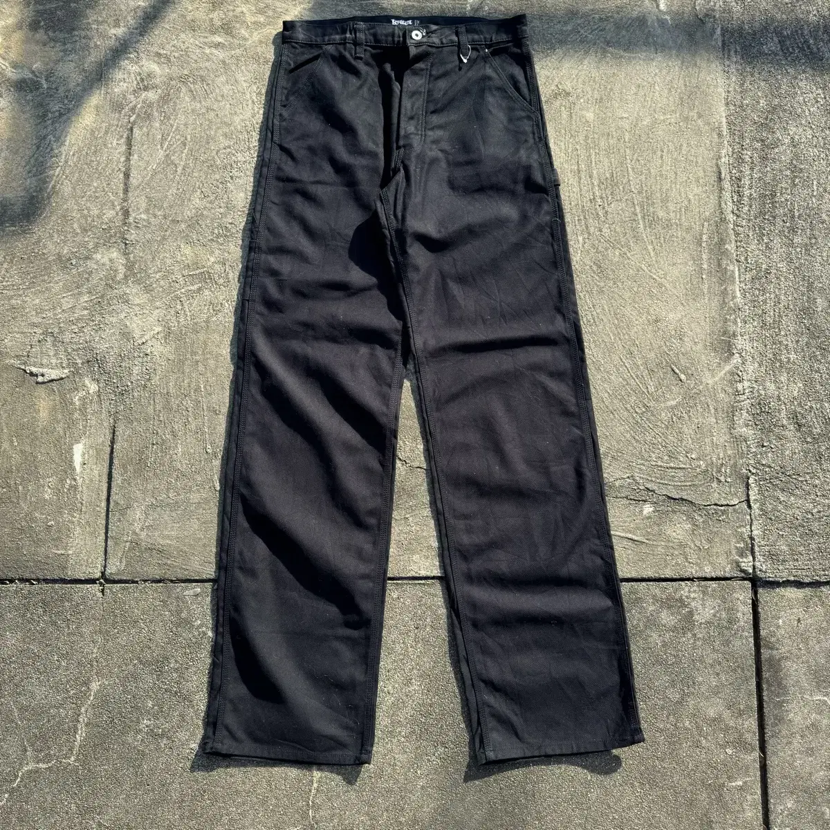 [34] Toulet Pied Pipper Black Carpenter Pants