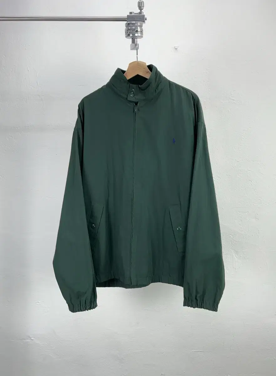 Polo Ralph Lauren Green Barracuda Thin Navy Pony Jacket