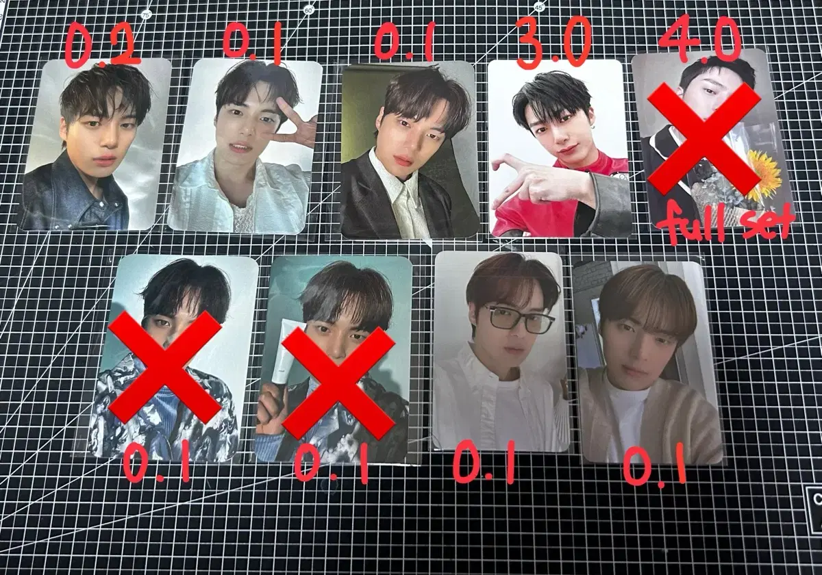 Monsta x photocard will wts