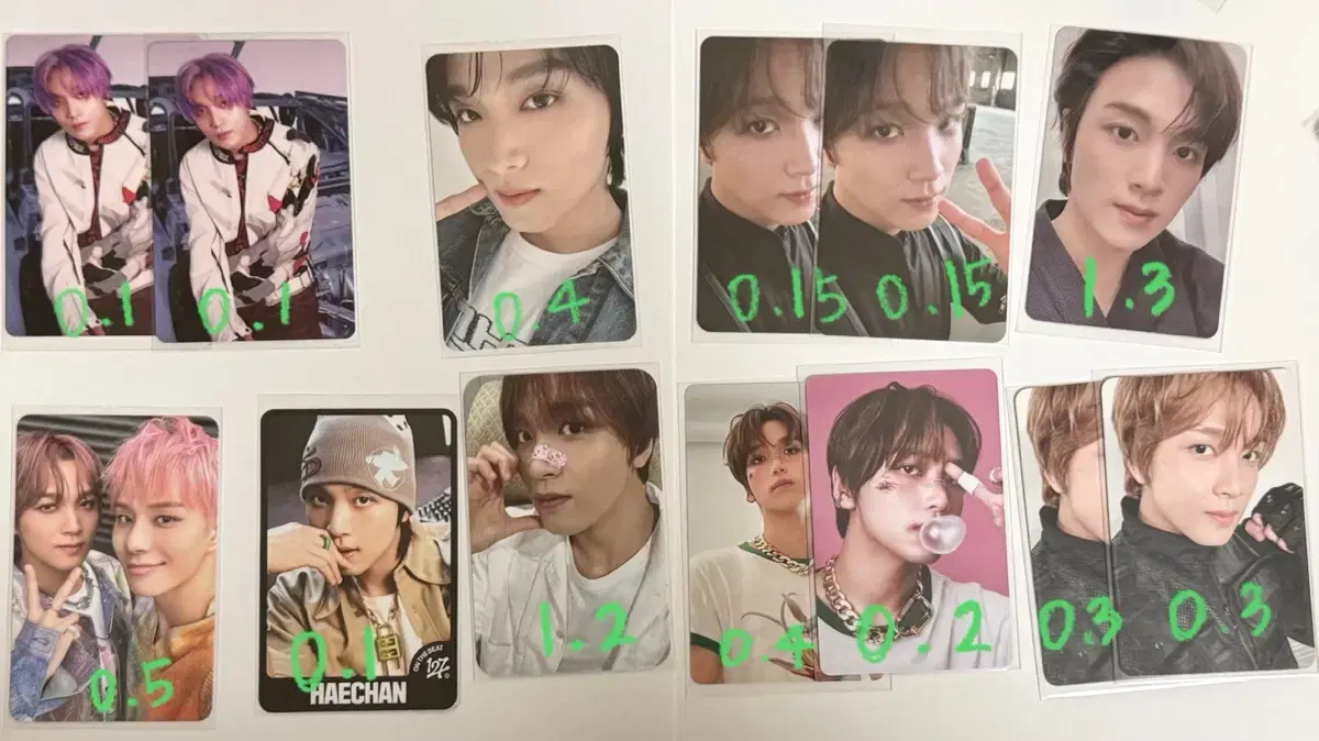 NCT nct 127 Dream haechan unreleased photocard