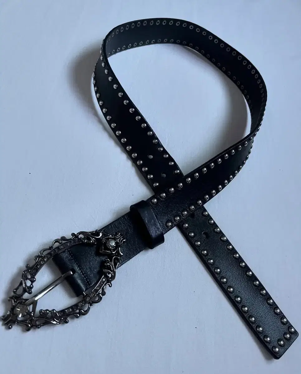 Scoopman Stud Leather Belt