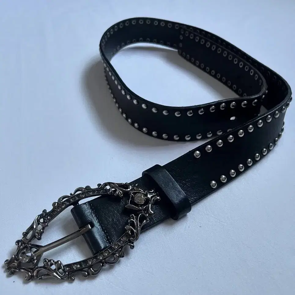 Scoopman Stud Leather Belt