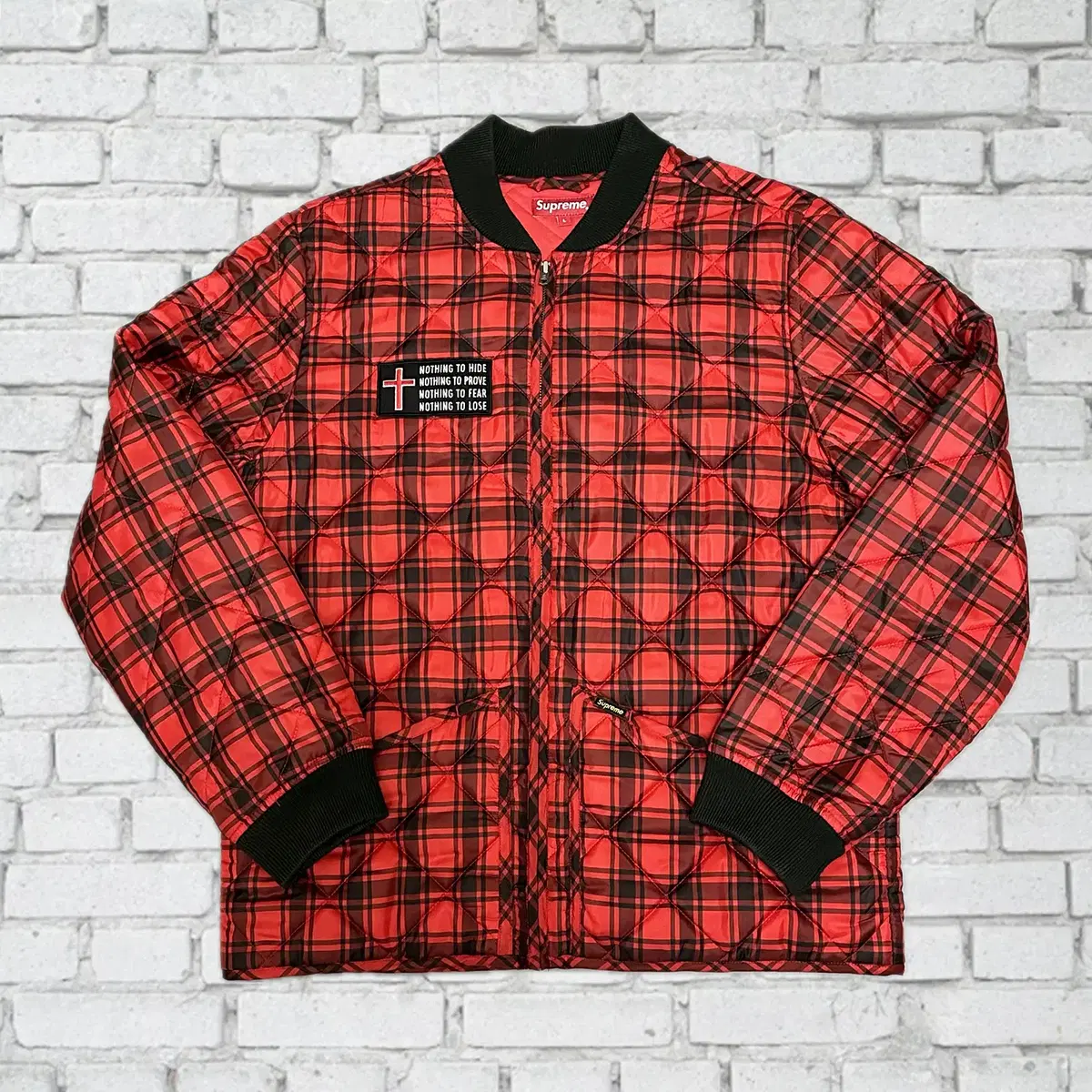 (1598) Supreme 14AW Red Work Jacket L