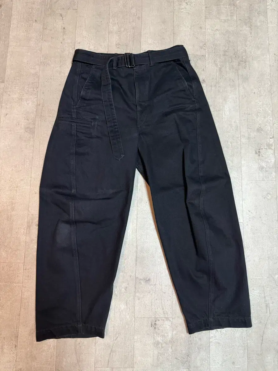 [50]L'Hermès Twisted Belted Trousers Black