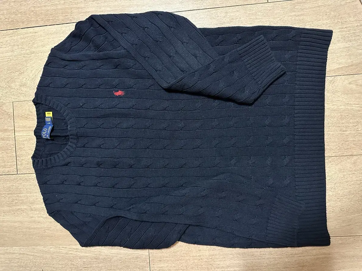 Polo Pretzel Knit Navy