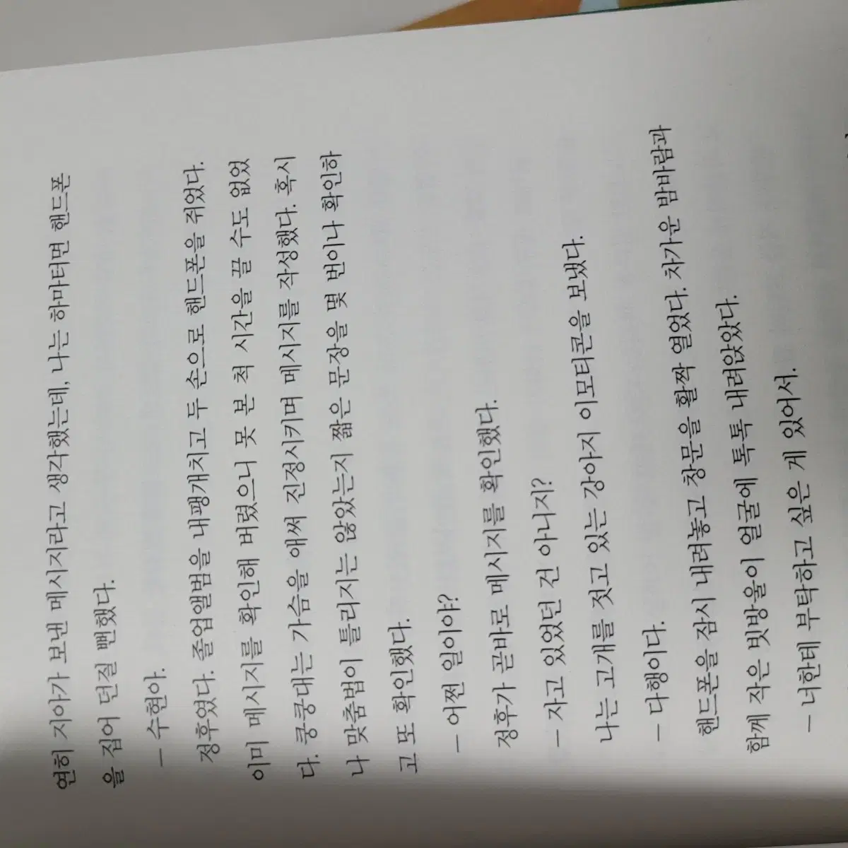 고요한 우연 소설/원가이하