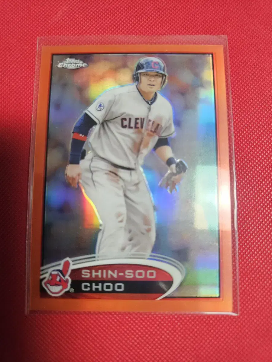 추신수 2012 Topps Chrome 오렌지 리플렉터 카드