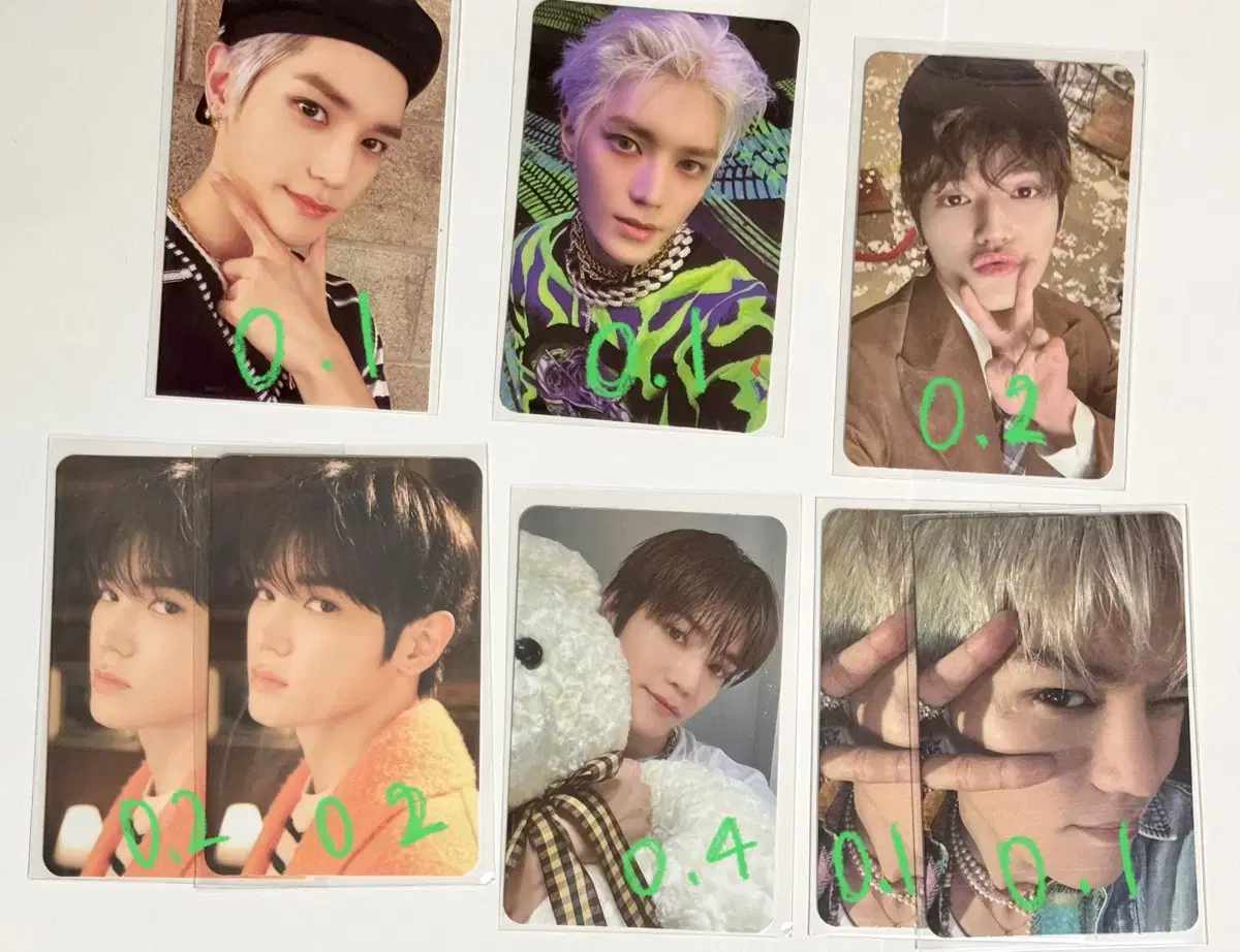 nct nct 127 taeyong photokard unreleased photocard @piggyduck japan